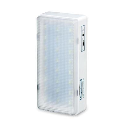 Luminária de Emergência 25113 com 24 Leds 200lms Branco Segurimax