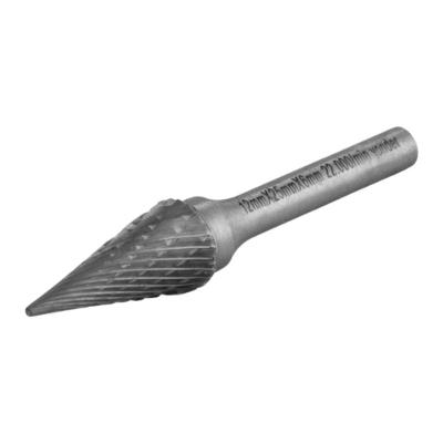 Lima Rotativa LM0012 Cônica Ponteaguda com Haste 6mm Alta Produtividade Metal Duro Vonder