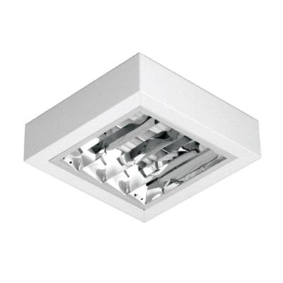 Luminária PF62 com Aletas Refletora para Sobrepor 2 X 26W Abalux