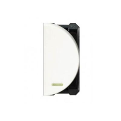 Interruptor Simples 583501B com LED 16A 250V 1M Inferior Branco Pial