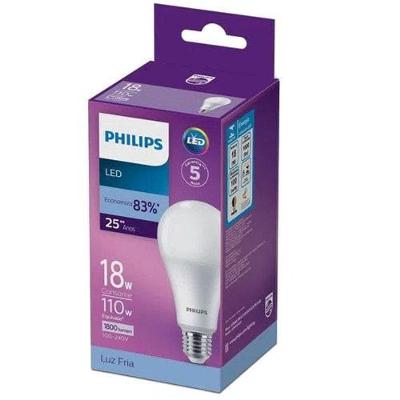 Lâmpada Led Bulbo 929002428392 18W 1800Lms Bivolt Branco Philips