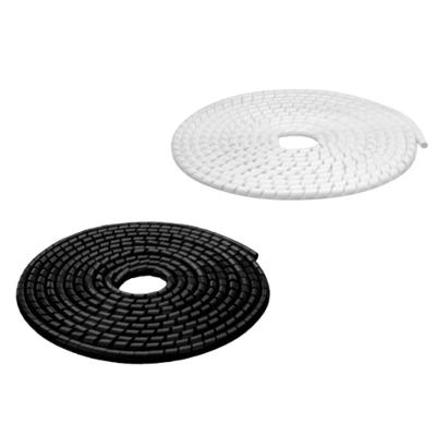 Espiral Organizador de Cabo Conduteck CE12BR10 para Organização e Proteção de Cabeamento Branco