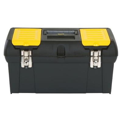 Caixa de Ferramentas 19-013 com Compartimentos e Estrutura Reforçada Preto e Amarelo Stanley 100KG