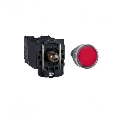 Botão Luminoso LED 220V XB5AW34M1 com Indicação Visual Branco Schneider Electric