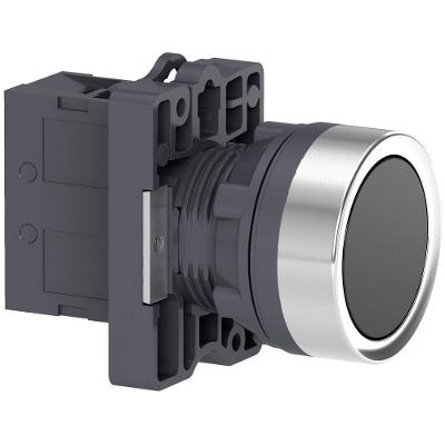 Botão de Pressão Completo XA2EA21 Comando Normal 1 na IP65 Preto Schneider Electric