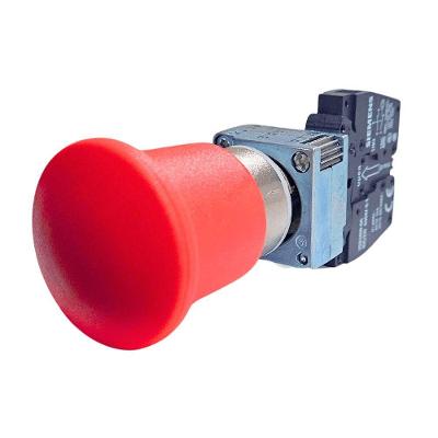 Botão de Parada de Emergência 3SB3601-1TR20 com Atuador Cogumelo Vermelho Siemens
