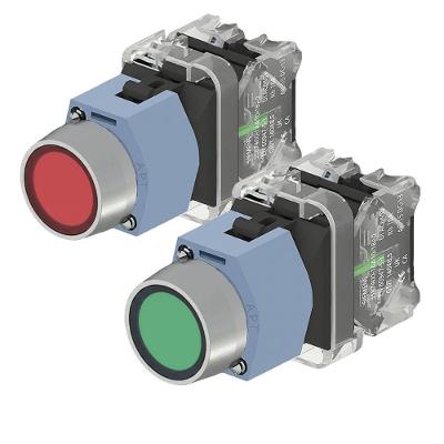 Botão Comando Sinalizado Completo 3SB7135-0DB40-1BA0 110V Iluminado Verde Siemens