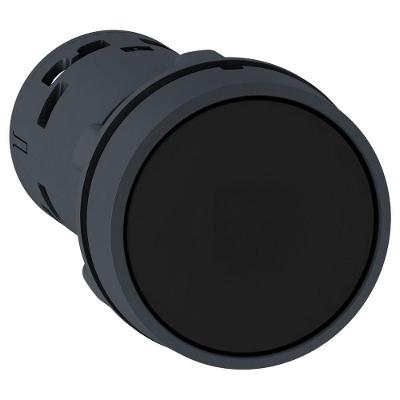 Botão Comando XB7NA25 22MM 1NA+1NF Bivolt Preto para Painel Industrial Schneider Electric