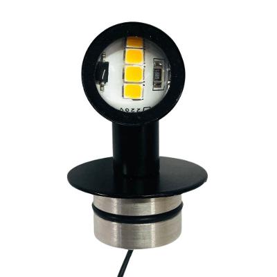 Arandela Led Sonic LA-123 1 Facho Alumínio 3000K IP65 Preto Ledart
