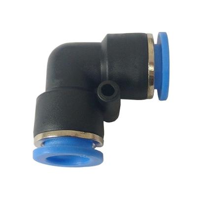 Conector Pneumático Cotovelo União 10 Bar Vedação'ring 10MM Fluir