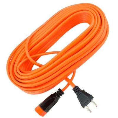Cordão Prolongador Tomada 2P+T com Cabo PP Plano 20A 250V Laranja Daneva 5 METROS