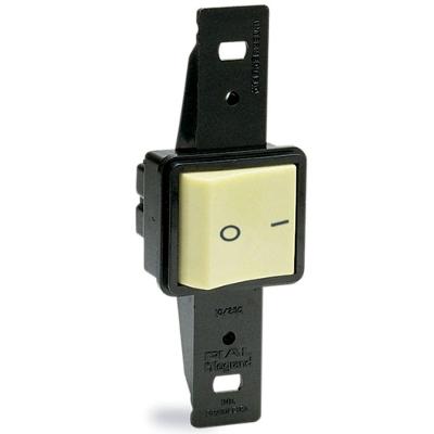 Interruptor Bipolar Simples 2005 com Tecla Dupla Silentoque Branco Pial 2 MODULOS