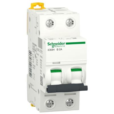 Disjuntor Modular Acti9 Ic60h Proteção Contra Sobrecarga e Curto Circuito Curva B Branco Schneider