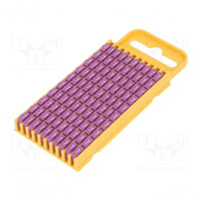 Anilha Wic3 Nr.7 com Fixação Segura para Cabos Cor VT Hellermanntyton 100 Unidades 4,3-5,3mm - 42-62