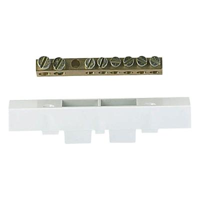 Bloco de Terminais Pragma Mini 8 Furos Bivolt Branco Schneider Electric 10236