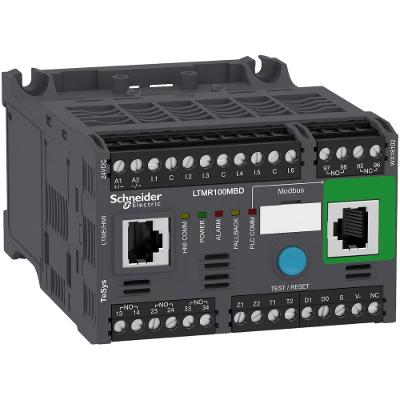 Controlador do Motor LTMR100MDB Protecao Termica e Monitoramento Modbus 5-100A 24VCC Schneider