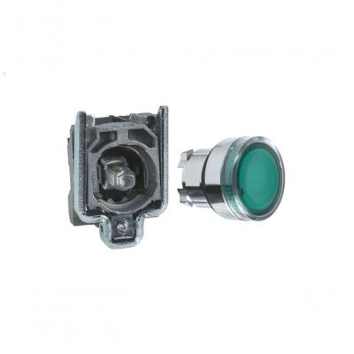 Botão XB4BW33G1 Metálico com LED 110V Inox Schneider Electric