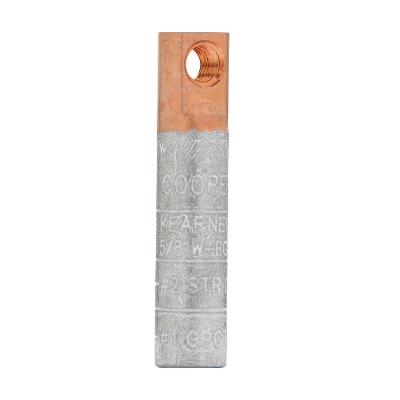 Conector de Crimpagem de Cotovelo Sob Carga CC2C05T 200A Compressão Alumínio e Cobre Cinza e Laranja