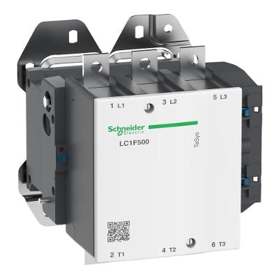 Contator Tripolar LC1F500M7 500A 220V CA 3 Polos IP20 Montagem em Placa Schneider Electric