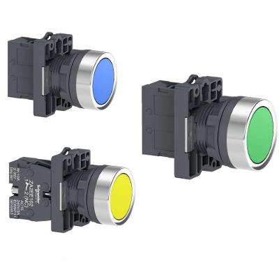 Botão de Comando XA2EA51 1NA 22MM Bivolt Amarelo Schneider Electric