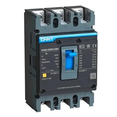 Disjuntor Caixa Moldada Tripolar NXM-1250H-3300T 1250A Inox Chint com Alta Durabilidade e Bivolt