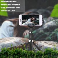 Multifuncional Sem Fio Bt Selfie Vara Para Celular Dobrável Handheld Monopé Obturador Remoto - 2