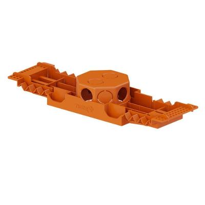 Caixa de Luz Octogonal 33043716 Fundo Móvel com Suporte Lajota Laranja Tigre