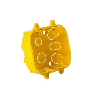 Caixa de Embutir para Drywall 913177 para Interruptores e Tomadas Amarela Cemar 4X4