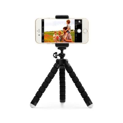 Mini Tripé Flexível Com Clipe Ajustável Para Smartphone