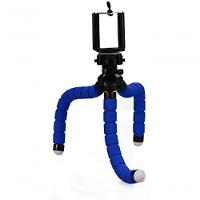 Mini Tripé Flexível Para Celular 24cm - Azul - 3
