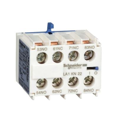 Bloco de Contato Auxiliar LA1KN22 2NA+2NF Frontal Clip-On Bivolt Schneider Electric