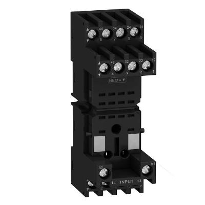 Base para Relé RXM2 e RXM4 Contatos Mistos RXZE2M114M Bivolt Schneider Electric