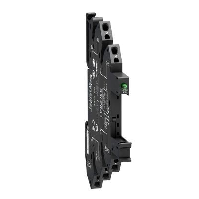 Base para Relé RSLZRA4 com Conexão por Mola e LED 230VCA-CC Plástico Schneider Electric