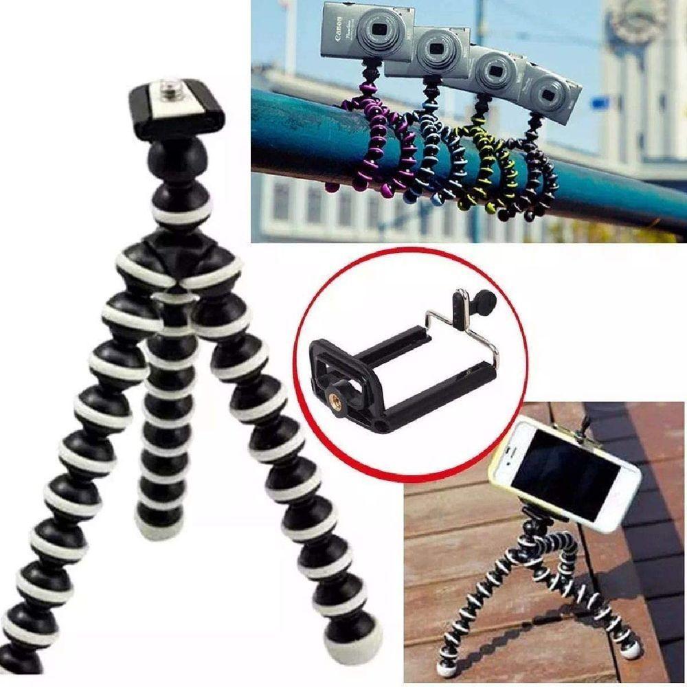 Mini Tripé Flexível Com Clipe Ajustável Para Smartphone Bolinha - 3