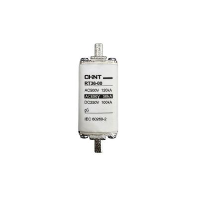 Fusível NH00 RT36-00 100A 690VCA 250VCC GG Proteção Bivolt Chint