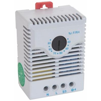 Higrostato TLZ605 Controle Umidade 0-60% com Contato NA-NF Bivolt Branco Tasco 20W