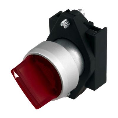 Frontal Comutador Iluminado 3SB6031-2AL20-0YA0 3 Posições Retenção LED Vermelho Siemens