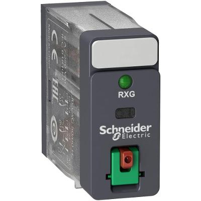 Interface RXG22F7 com LED e Teste 110V 5A 1NAF 2C-O Schneider Electric