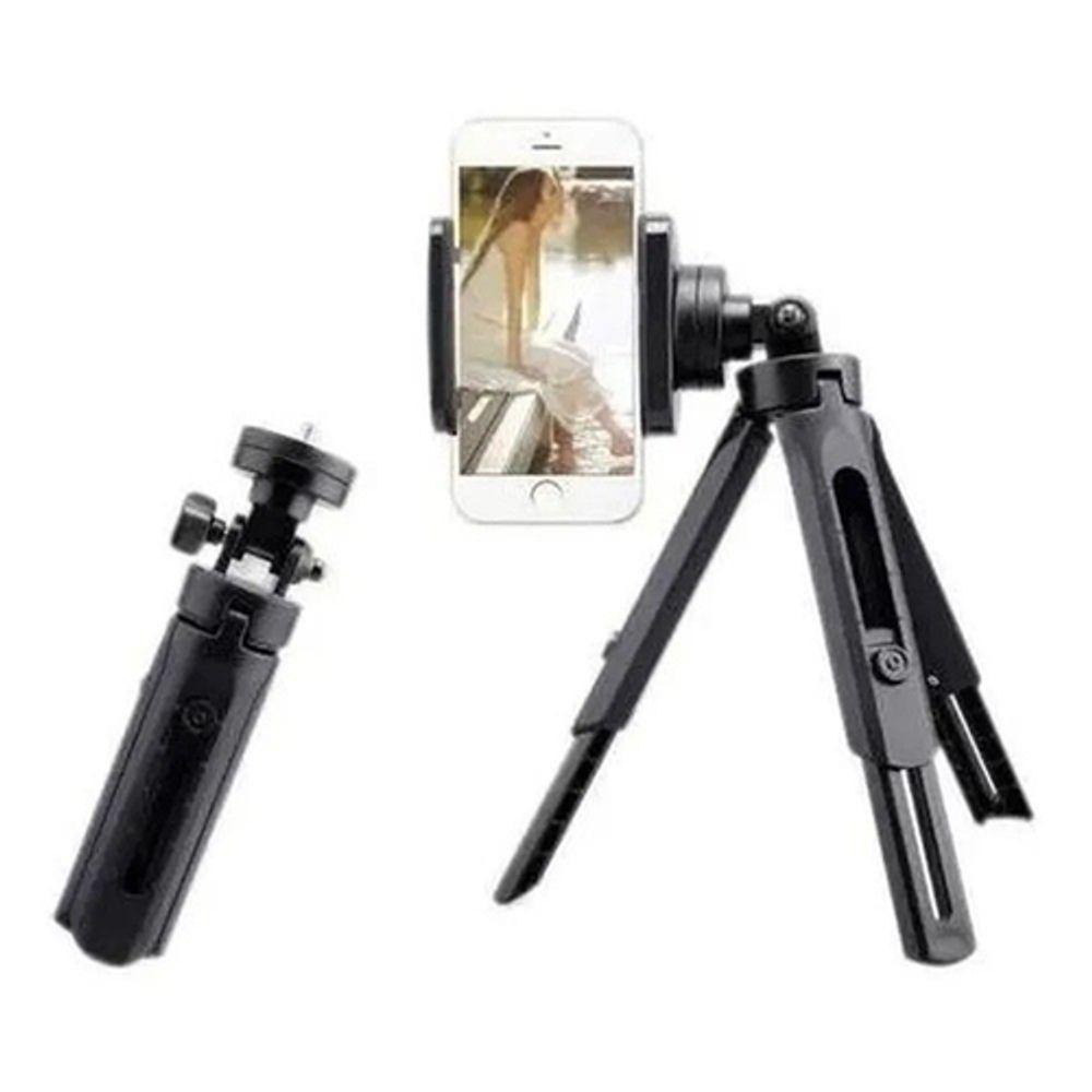 Mini Tripe Retrátil Celular Vertical Horizontal Profissional Tripod Nv 28cm - 3