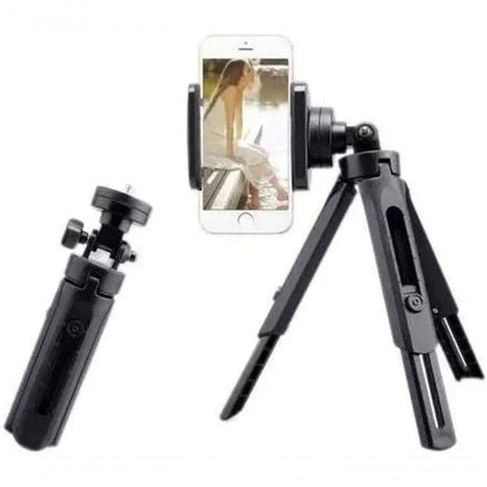 Mini Tripe Retrátil Celular Vertical Horizontal Profissional Tripod Nv 28cm - 4