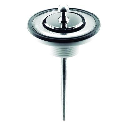 Válvula para Lavatório Padova com Tampa Metal e Borracha Inox 2.1-2