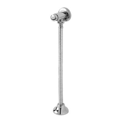 Valvula para Mictorio 0,30 m Flexivel Latão Inox Acabamento Cromado 1-2 Blukit