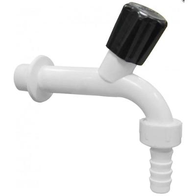 Torneira para Tanque 10cm com Mangueira Plastico ABS Branco Plastilit
