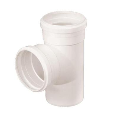 Tee de Esgoto TEE ESGOTO Conexão 50 X 50mm com Encaixe Perfeito Branco Corr Plastik