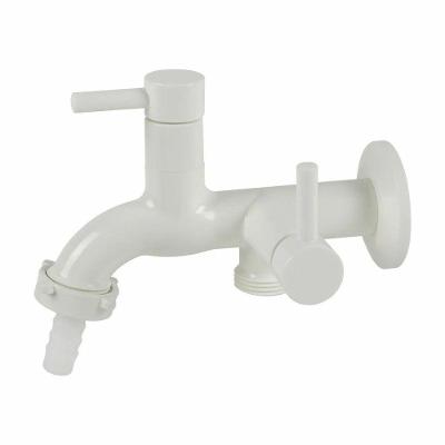 Torneira para Máquina de Lavar 1428 Rosca 1-4 BR em ABS Branco Higo Abs