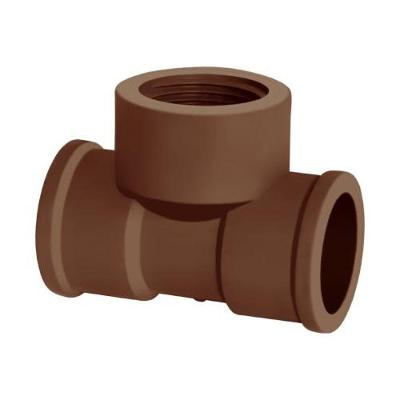 Tee l R Soldável 90 X 25 X 1-2 com Encaixe Seguro Branco Corr Plastik 90MM 25MM