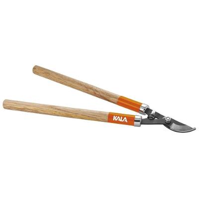 Tesoura de Poda KALA 43CM com Lâminas em Aço e Cabo de Madeira Kala