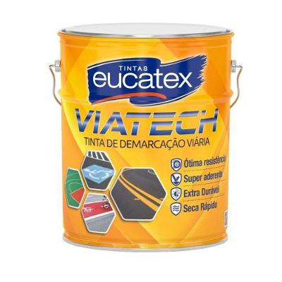Tinta para Demarcação Viária Viatech Alta Resistência Cinza Claro Eucatex 18L