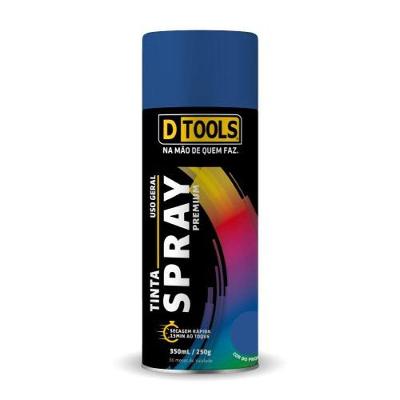 Spray Premium Uso Geral Azul Médio com Secagem Rápida Dtools 350ML