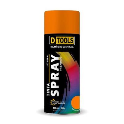 Spray Premium Uso Geral Laranja com Secagem Rápida 350ML Dtools